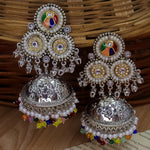 Load image into Gallery viewer, Shanu Brass Jhumka with Ghungroo
