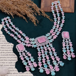 Load image into Gallery viewer, Manjeet Premium Choker - Pink Mint
