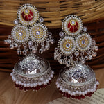 Load image into Gallery viewer, Shanu Brass Jhumka with Ghungroo
