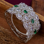 Load image into Gallery viewer, Falguni Openable AD Bracelet- Dark Green
