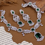 Load image into Gallery viewer, Kirtan Designer AD Choker - Dark Green
