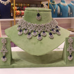 Load image into Gallery viewer, Rekha Designer AD Choker Set
