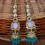 Load image into Gallery viewer, Swati MOP jhumka With long Kaanchain
