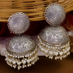 Load image into Gallery viewer, Nishali  Statement Brass Jhumka
