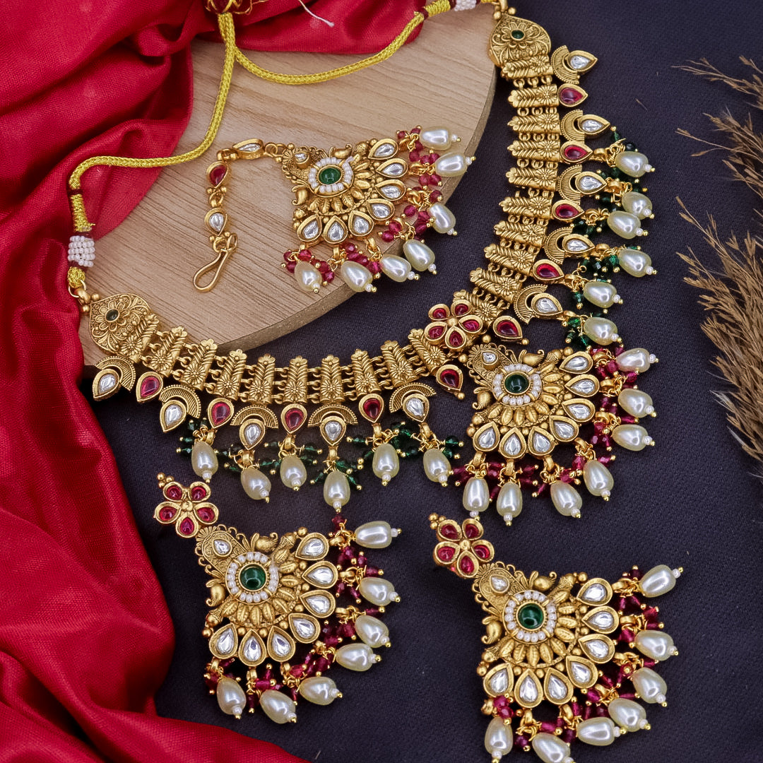 Rakul Rajwadi Choker Set