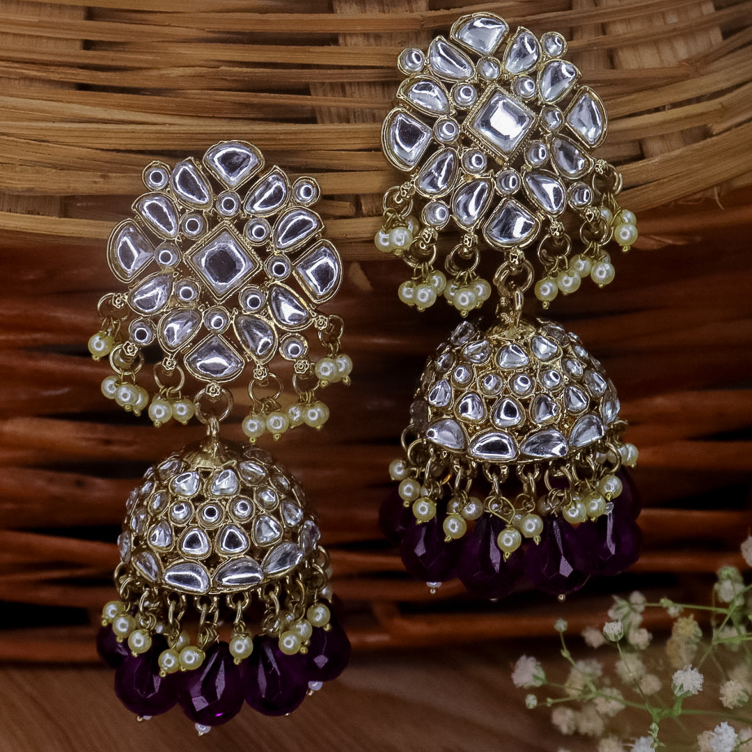 Keira Kundan Jhumka