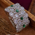 Load image into Gallery viewer, Falguni Openable AD Bracelet- Dark Green
