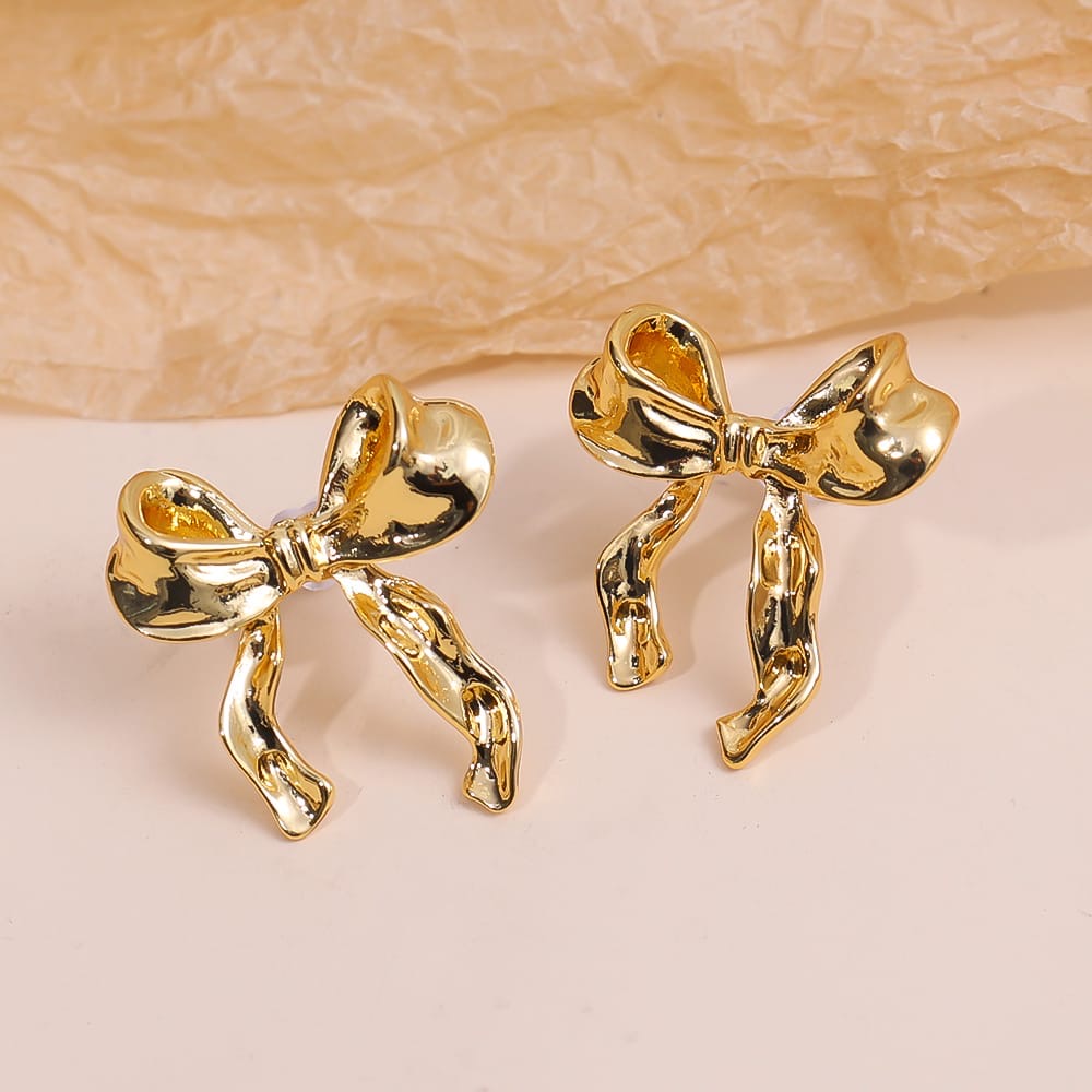 Trendy  Western Bow Earrings