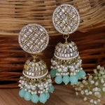 Load image into Gallery viewer, Stania Kundan Jhumka
