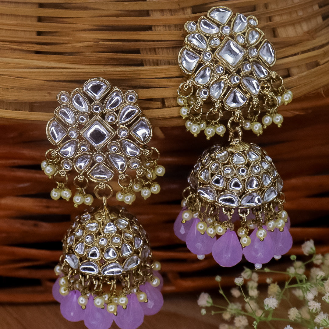 Keira Kundan Jhumka