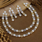 Load image into Gallery viewer, Shila 2 layer Mossinate AD Pearl Choker
