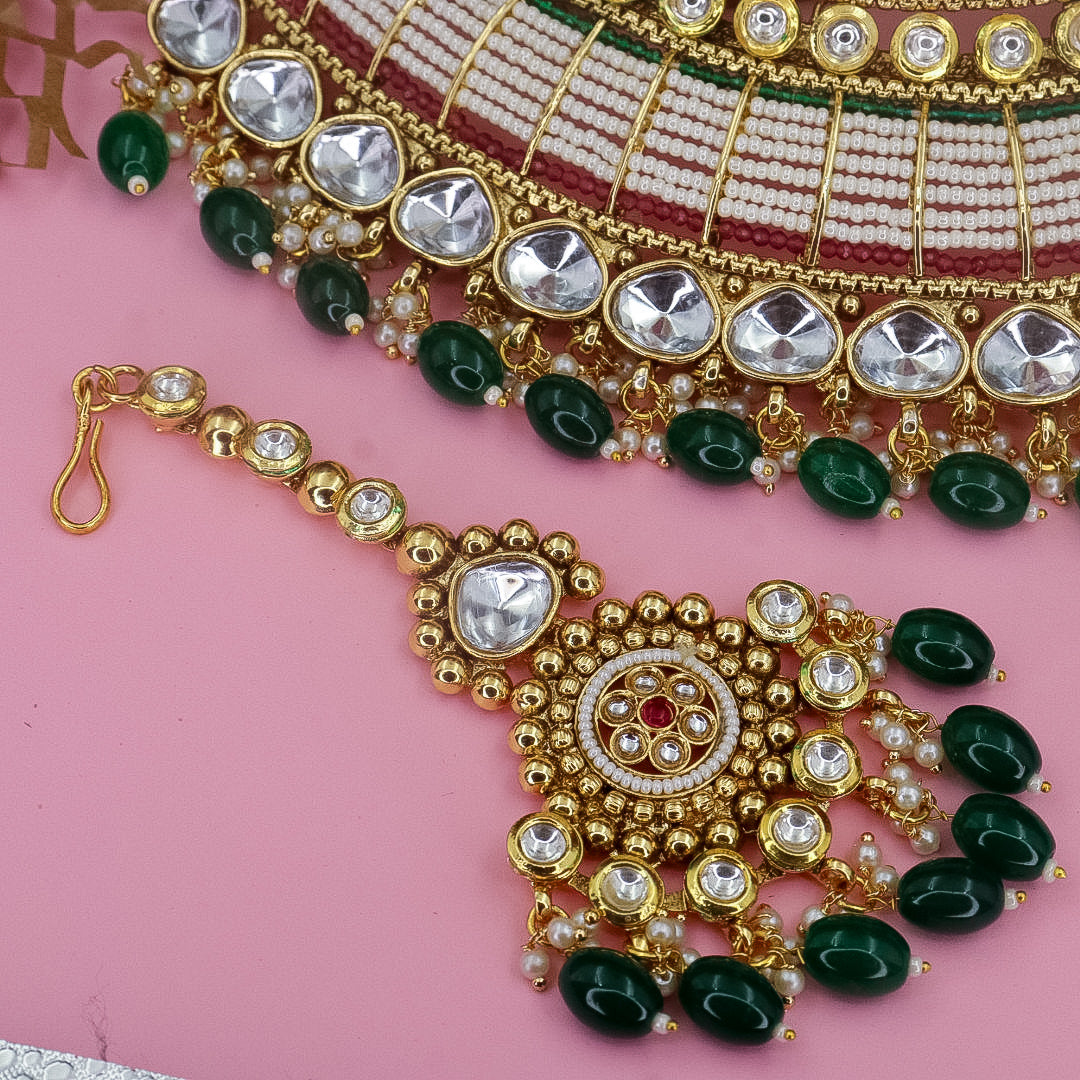 Semi Bridal Rajwadi Copper Choker