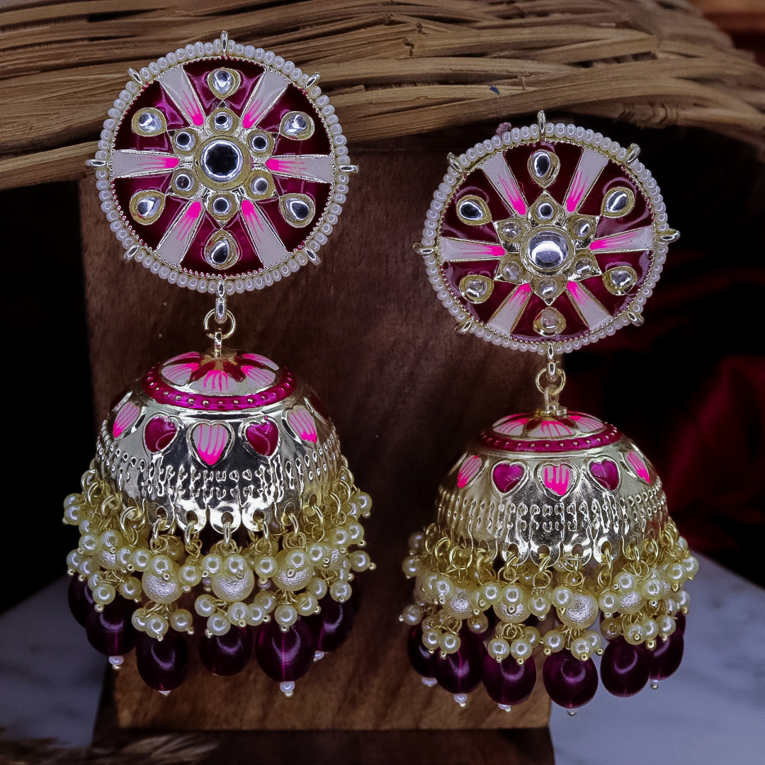 Prachi Meenakari Jhumka