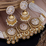 Load image into Gallery viewer, Kishver Premium Rajwadi Copper Choker Set With Jhumka
