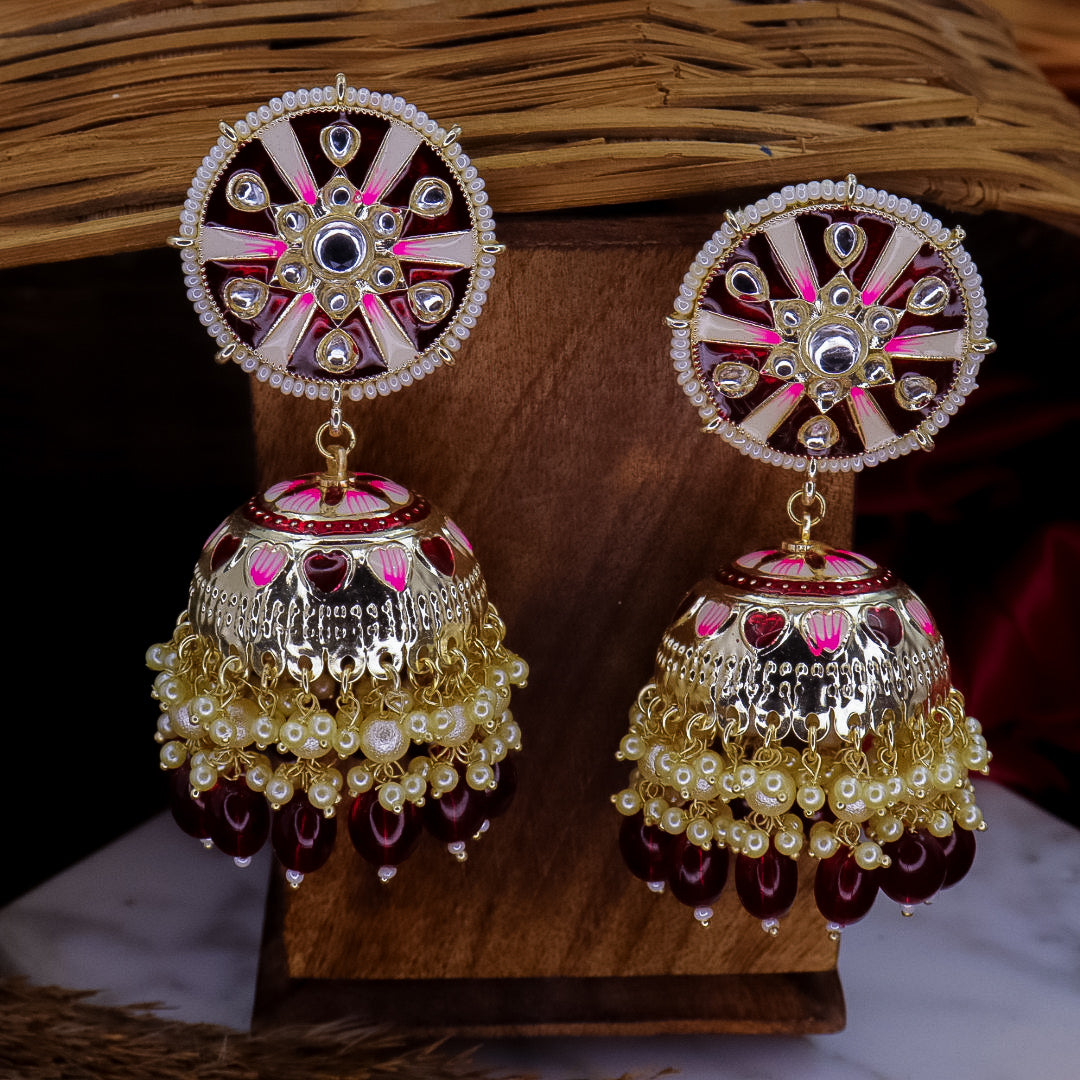 Prachi Meenakari Jhumka