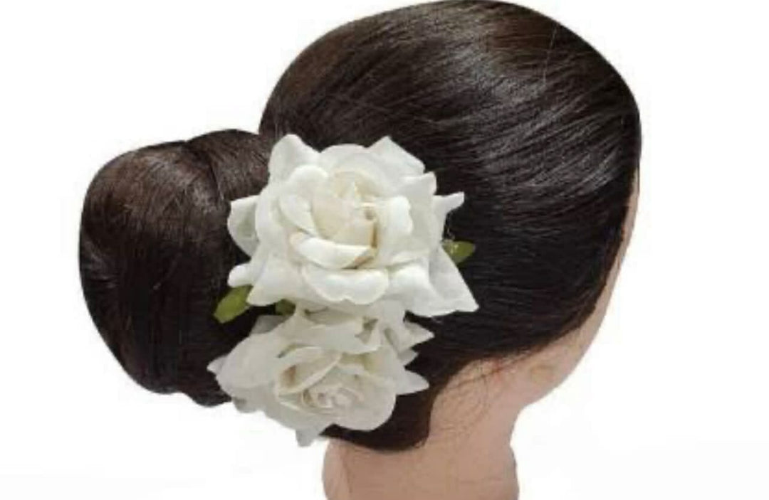 White Rose Hair Pin (1 Pin)