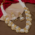 Load image into Gallery viewer, Emilia Moti Long Rajwadi Necklace
