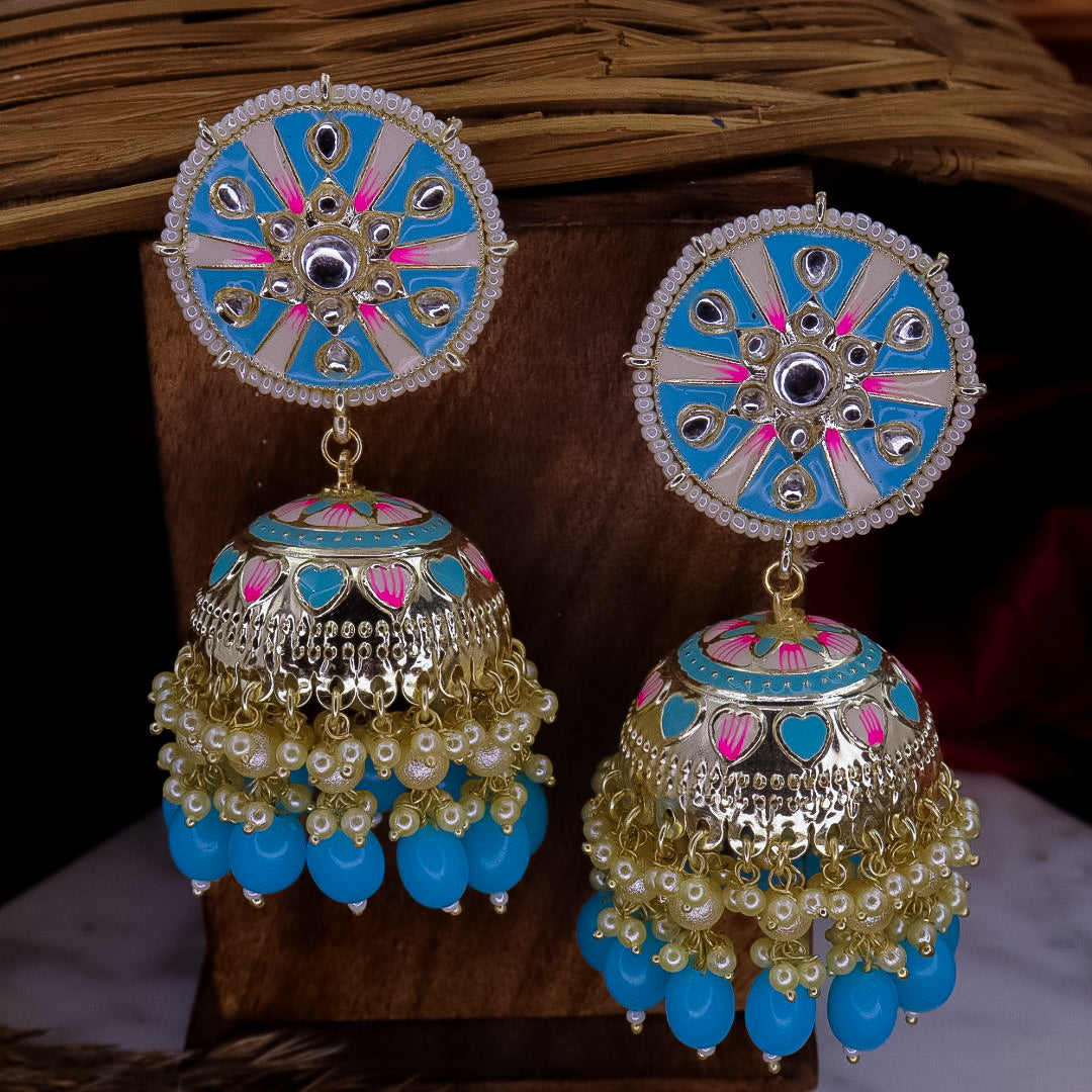 Prachi Meenakari Jhumka