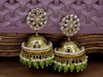 Load image into Gallery viewer, Gulnar Jhumka -Mehendi
