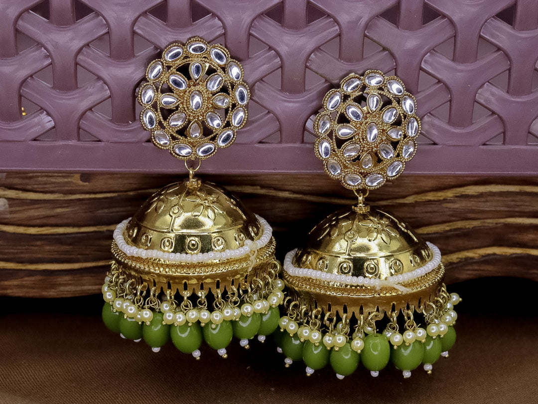 Gulnar Jhumka -Mehendi