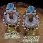 Load image into Gallery viewer, Vibha Premium Brass Jhumka
