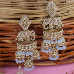 Load image into Gallery viewer, Designer Elephant Jhumka With Diamond Stones
