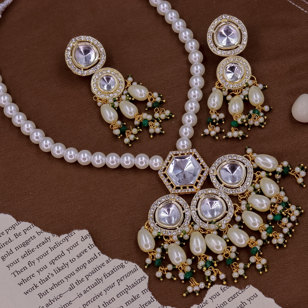 Twinkle Long Kundan Set