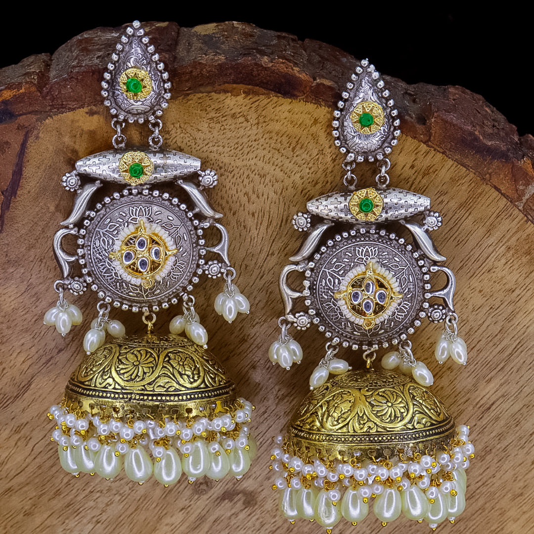 Uzma  Premium Brass Jhumka