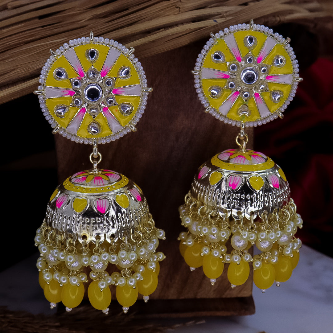 Prachi Meenakari Jhumka