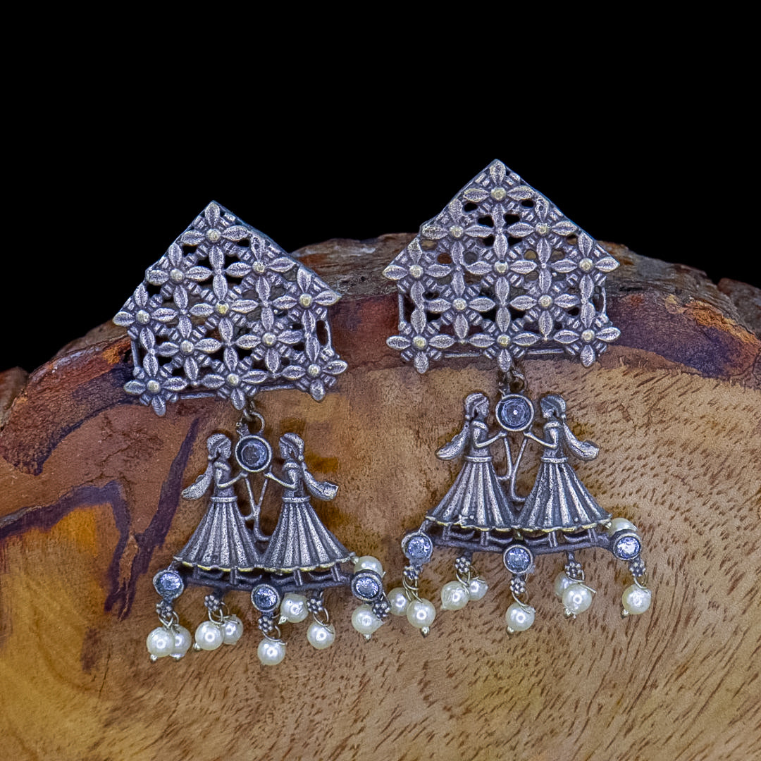 Rahul  Brass Earrings