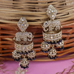 Load image into Gallery viewer, Designer Elephant Jhumka With Diamond Stones
