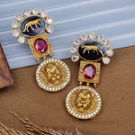 Load image into Gallery viewer, Veronika Sabya Designer Earrings - Pink
