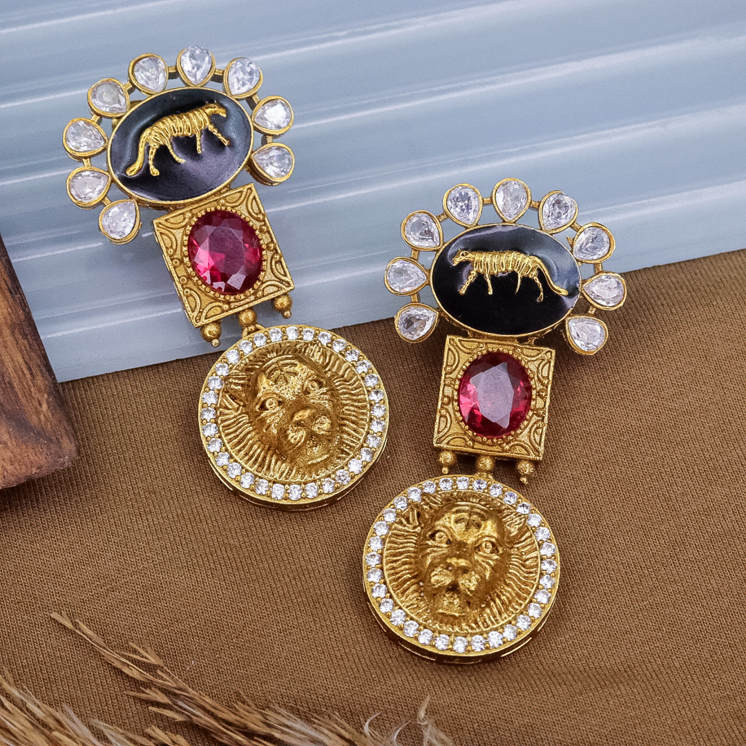 Veronika Sabya Designer Earrings - Pink