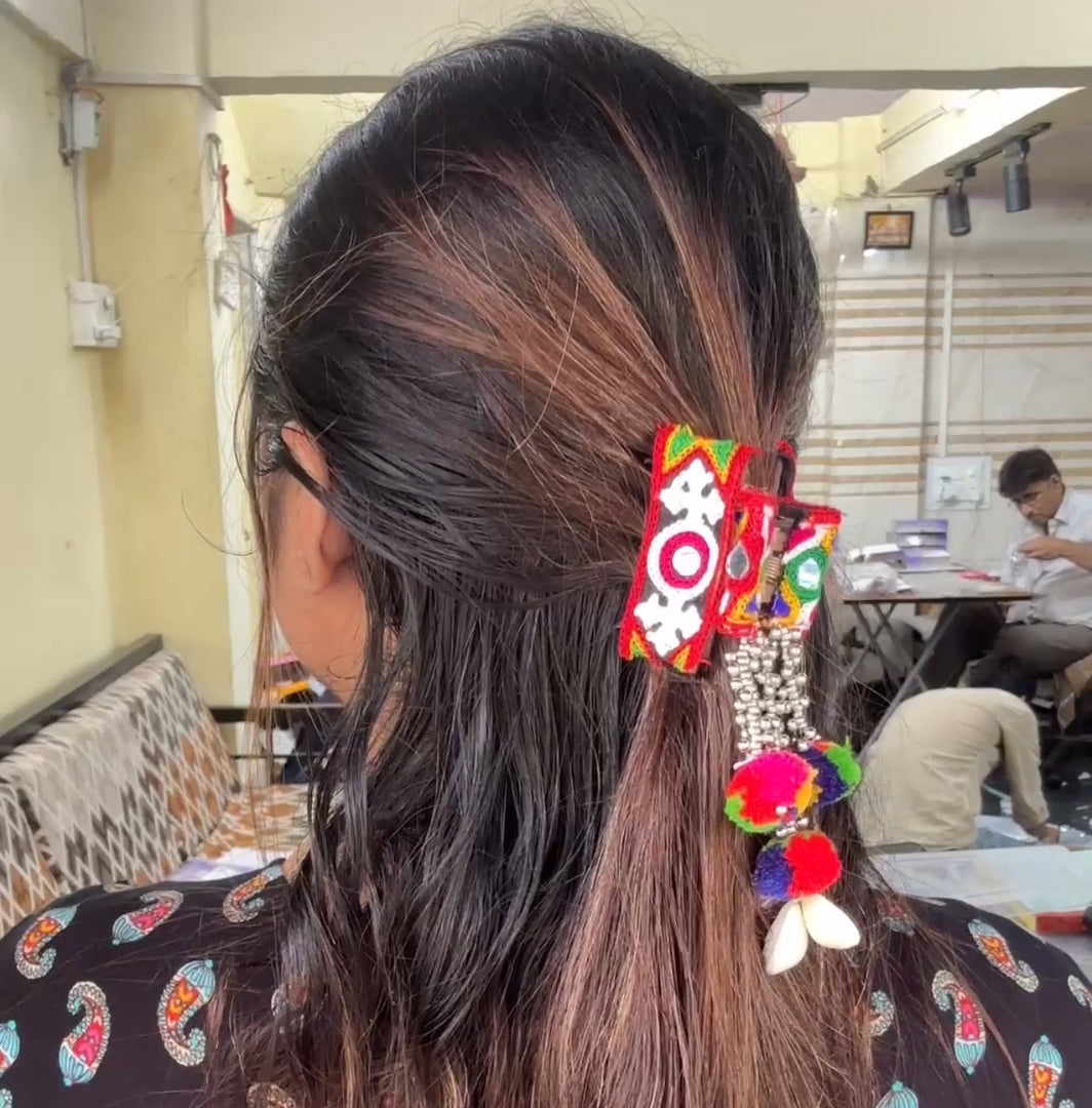 Navratri Hair Clip