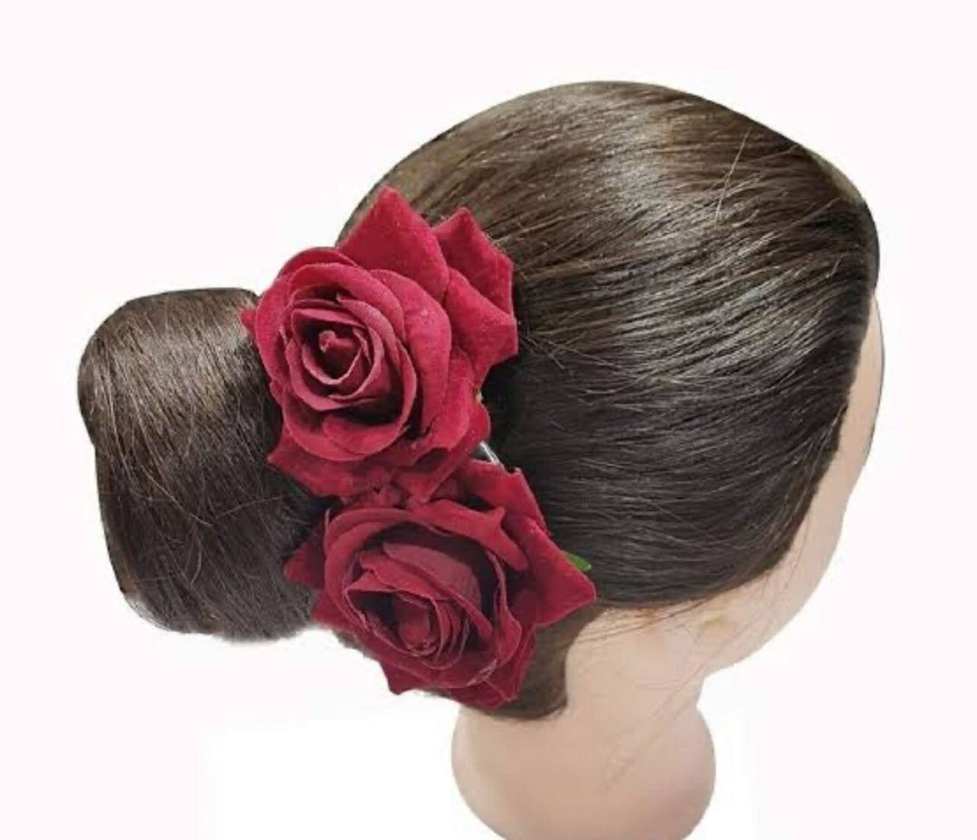 Red Rose Hair Pin (1 Pin)