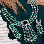 Load image into Gallery viewer, Manjeet Premium Choker - Dark Green
