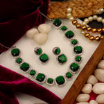 Load image into Gallery viewer, Merwan Emerald AD Choker Set
