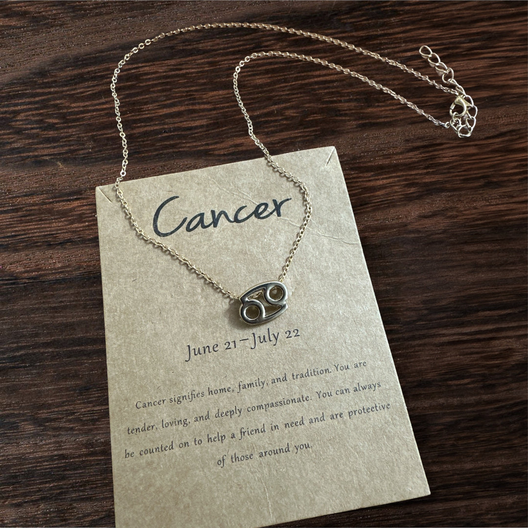 Cancer Symbol Golden Pendent