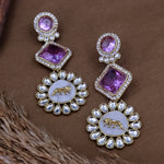 Load image into Gallery viewer, Johnna Sabya Designer Earrings - Lavender
