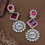 Load image into Gallery viewer, Johnna Sabya Designer Earrings - Red
