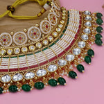 Load image into Gallery viewer, Semi Bridal Rajwadi Copper Choker
