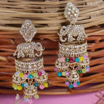 Load image into Gallery viewer, Designer Elephant Jhumka With Diamond Stones
