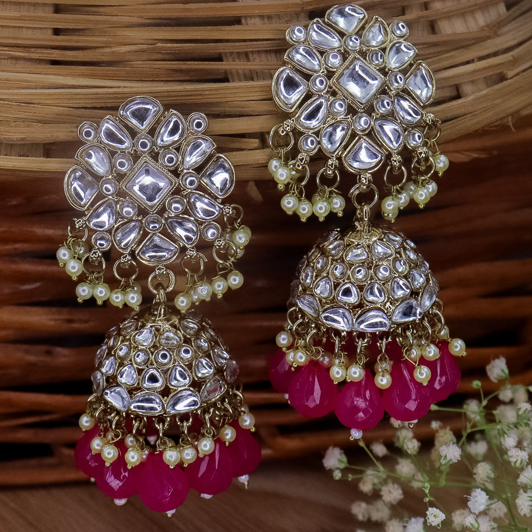 Keira Kundan Jhumka