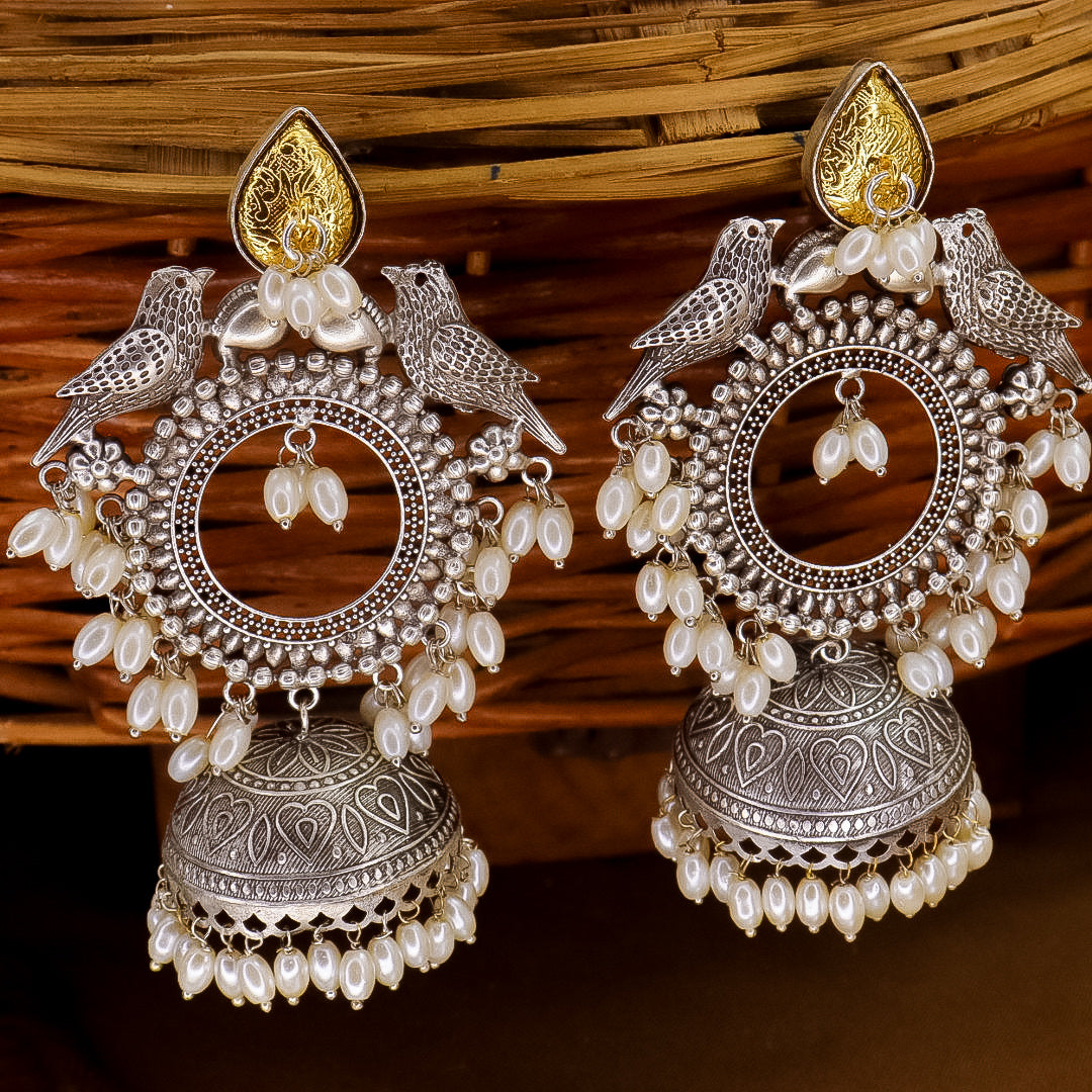 Double bird Jhumka