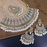 Load image into Gallery viewer, Vibha Reverse AD Choker Set With Teeka + Earrings
