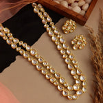 Load image into Gallery viewer, Fidha Long Kundan Necklace
