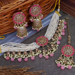 Load image into Gallery viewer, Shreya Reverse AD Choker With Mangtika And Earrings
