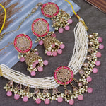 Load image into Gallery viewer, Shreya Reverse AD Choker With Mangtika And Earrings
