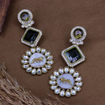 Load image into Gallery viewer, Johnna Sabya Designer Earrings - Mahendi
