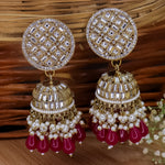 Load image into Gallery viewer, Stania Kundan Jhumka
